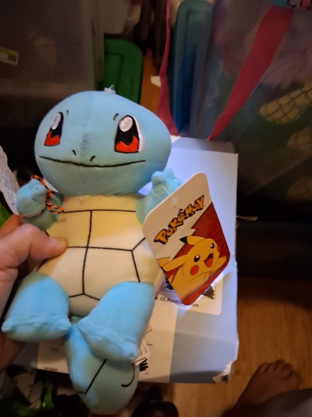 Pokemon Squirtle Plush - Light Blue and Cream